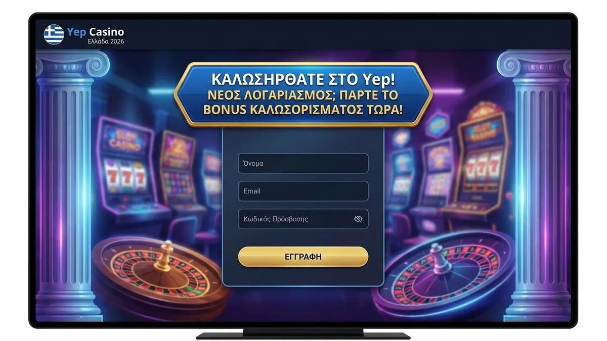 Εγγραφή με μπόνους στο Yep